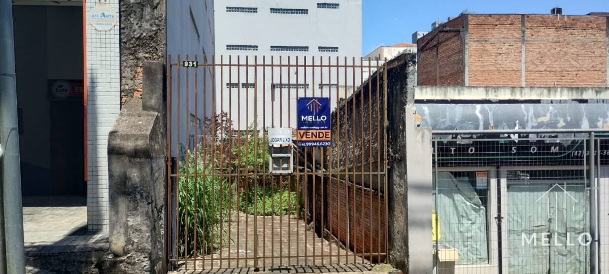 Terreno, 285m², com casa à venda em Ponta Grossa, Centro