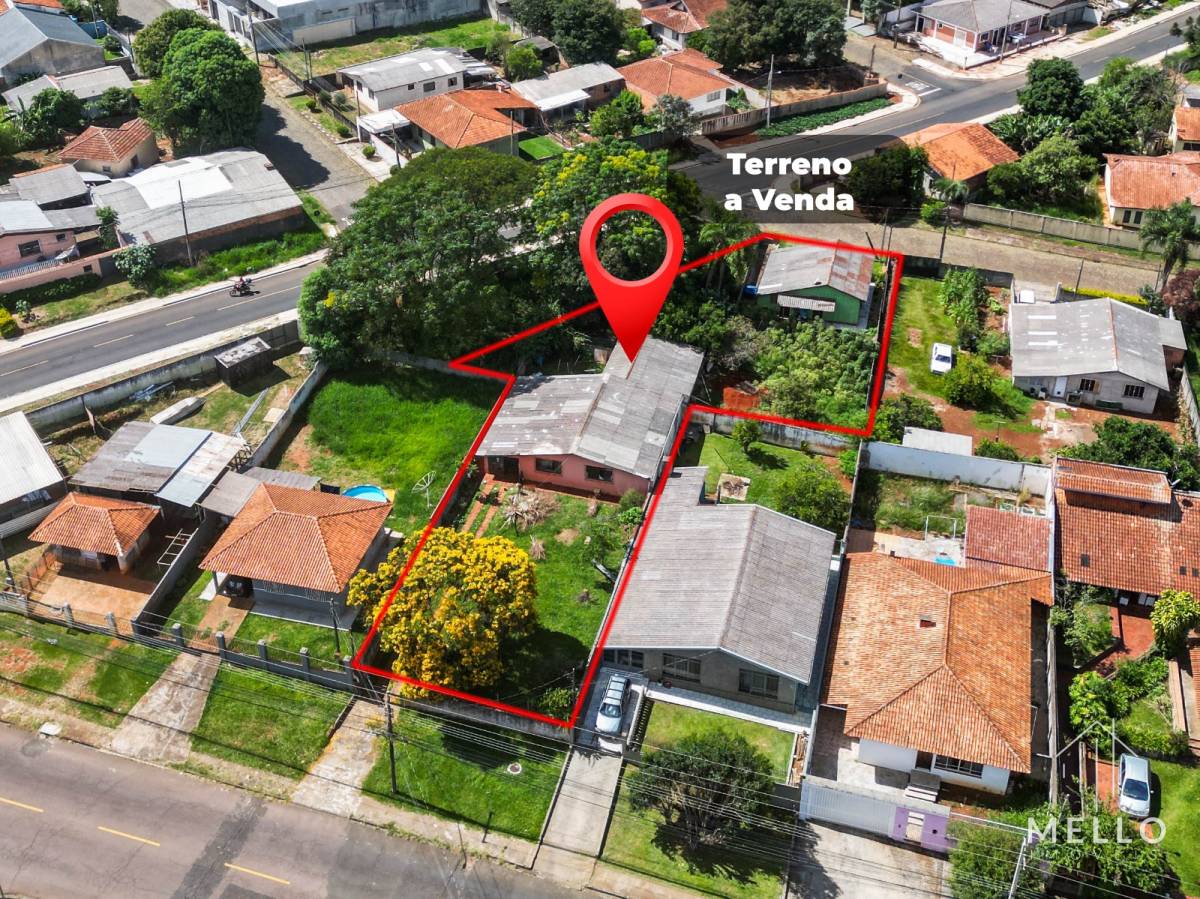 Terreno à venda em Ponta Grossa, Uvaranas, 1020m² - Mello Imóveis